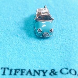 RARE Tiffany & Co Blue Convertible Car charm.
